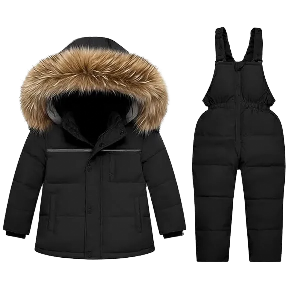 Kids snow outfit - black