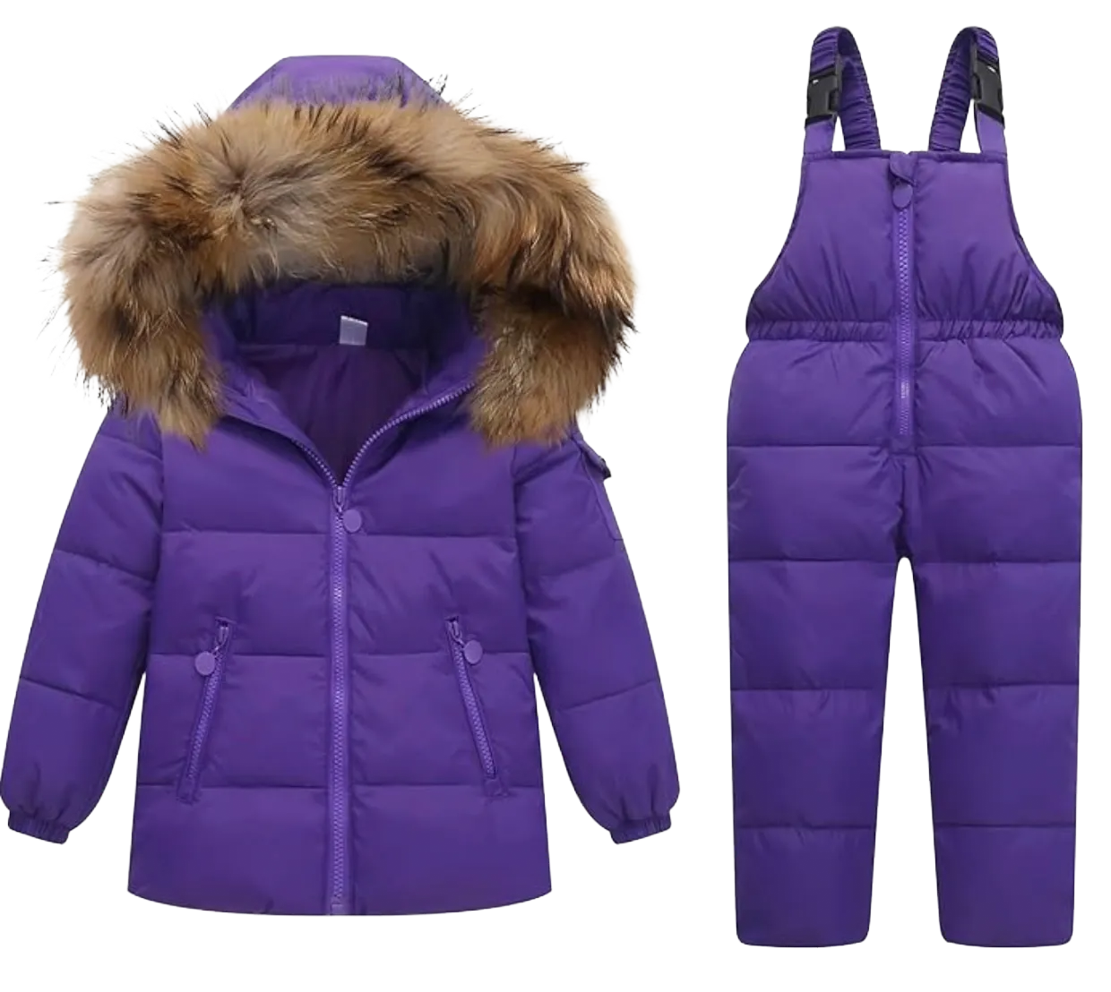 Kids snow suit - purple