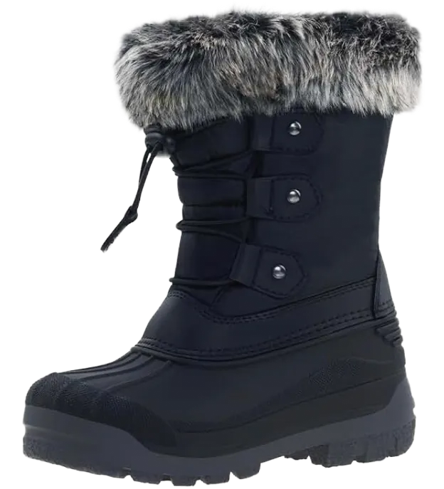 Women's snow boots - with fur top