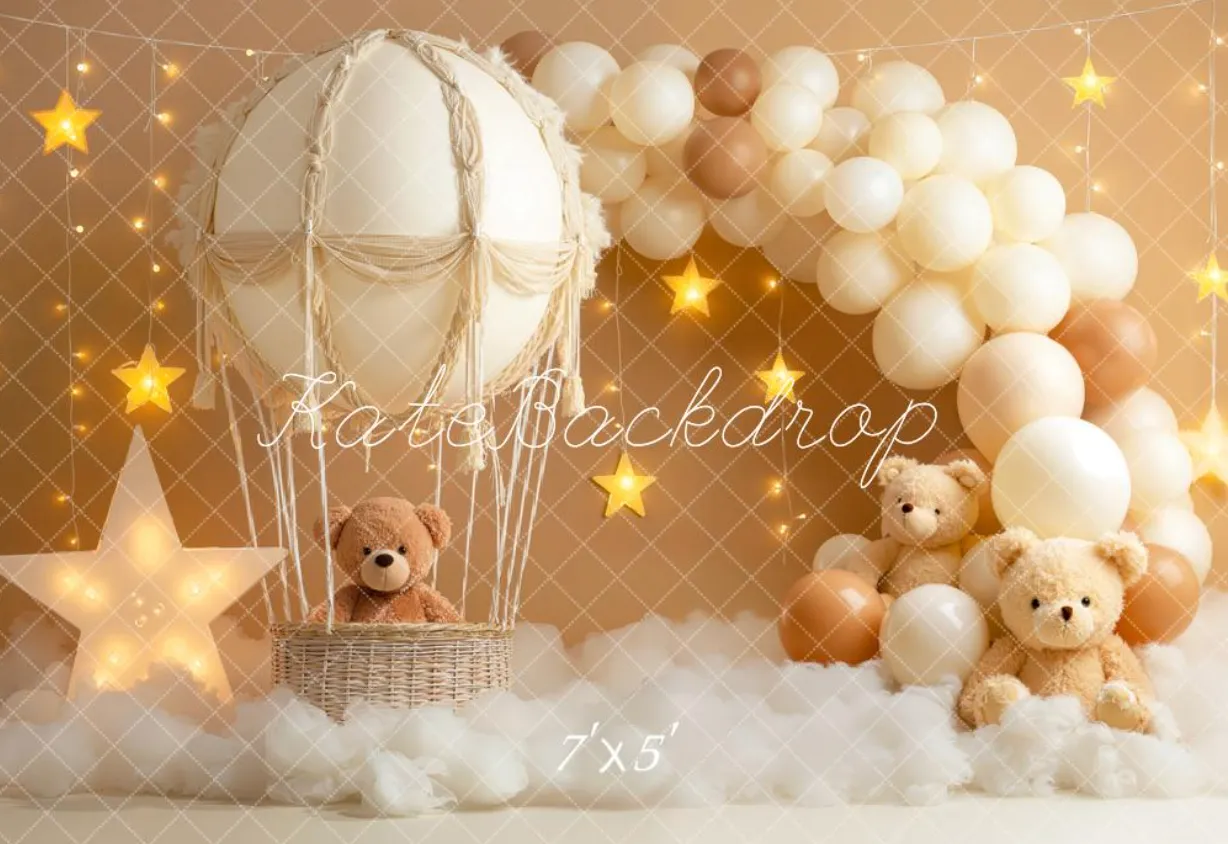 Hot Air Balloon & Teddy Bears (7x5)