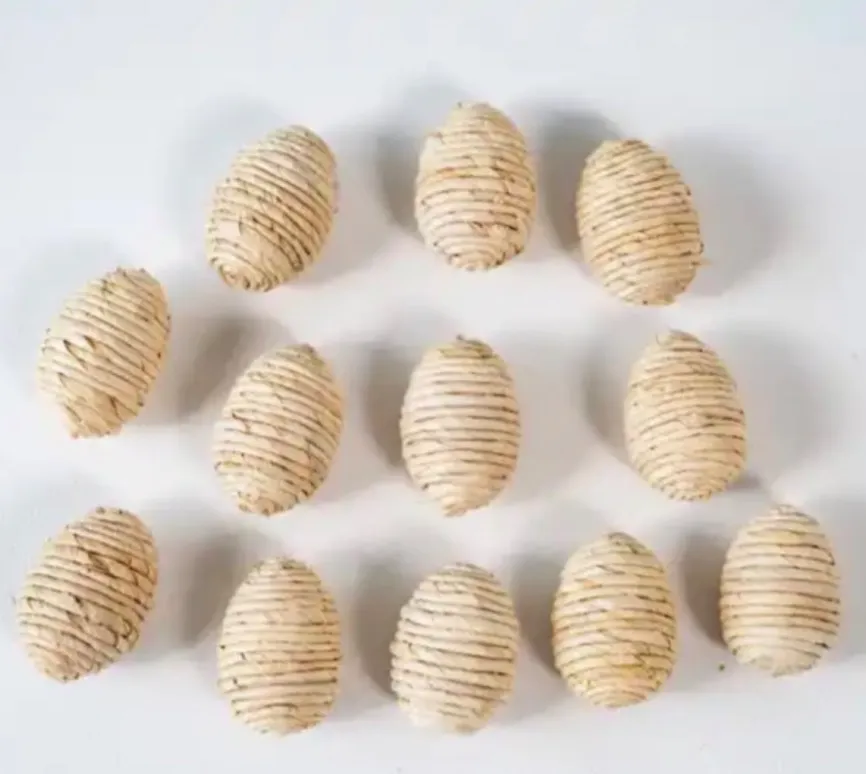 Twine Wrapped Easter Eggs