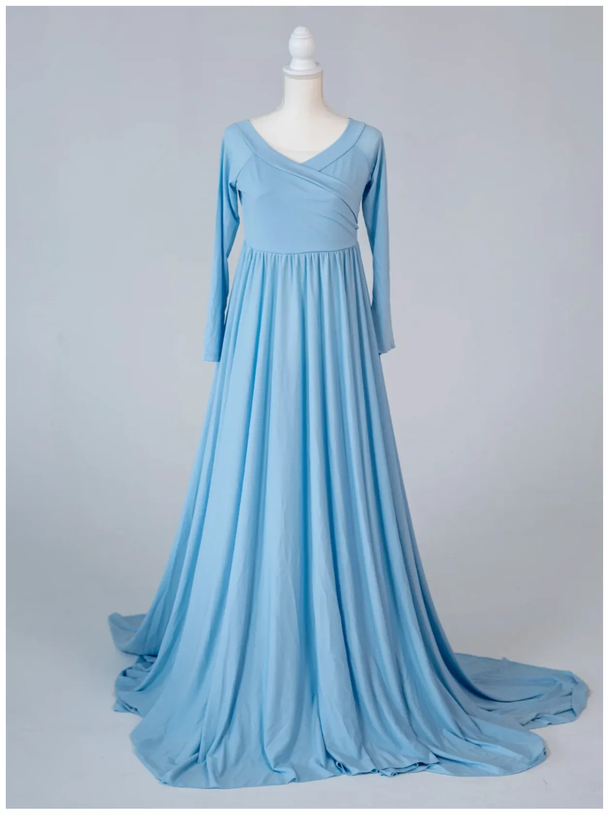 Blue Maternity Dress