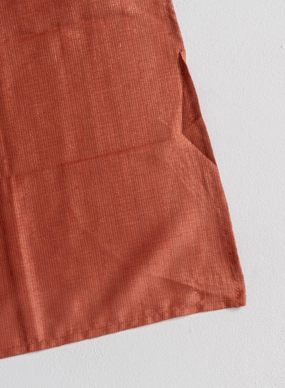 Burnt Orange Table Cloth With Shimmer