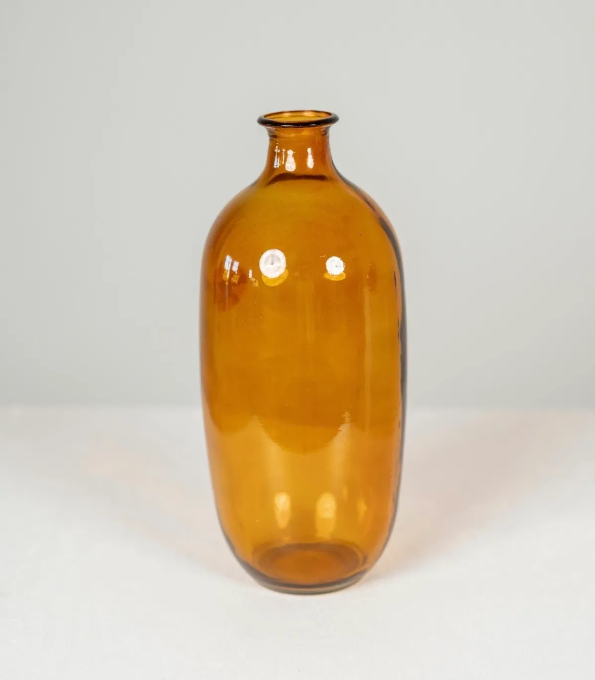 Amber Bottle Vase (Large)