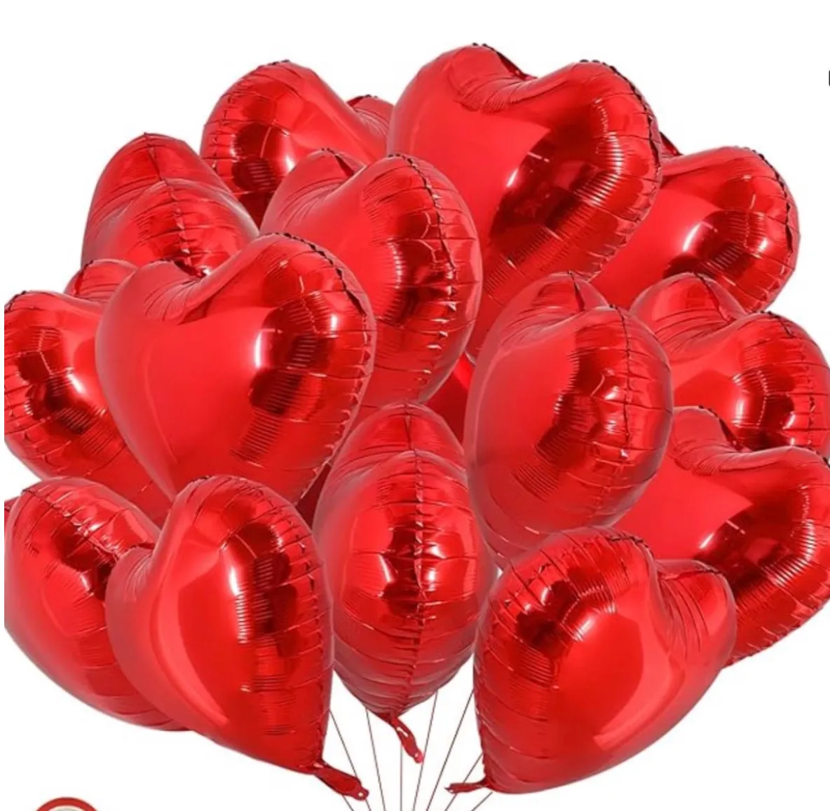 Red Heart Balloons