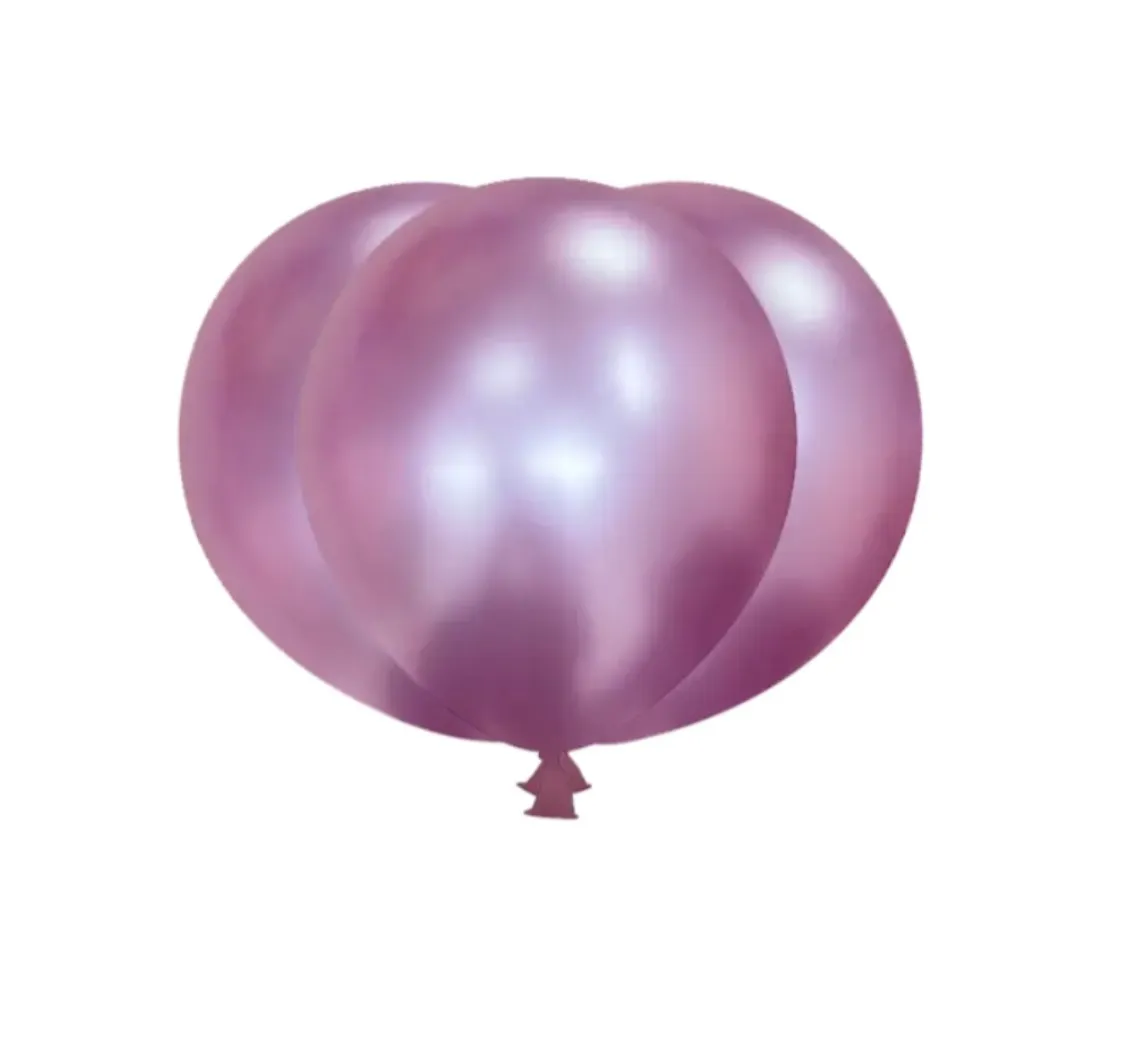 Metallic Pink Balloons