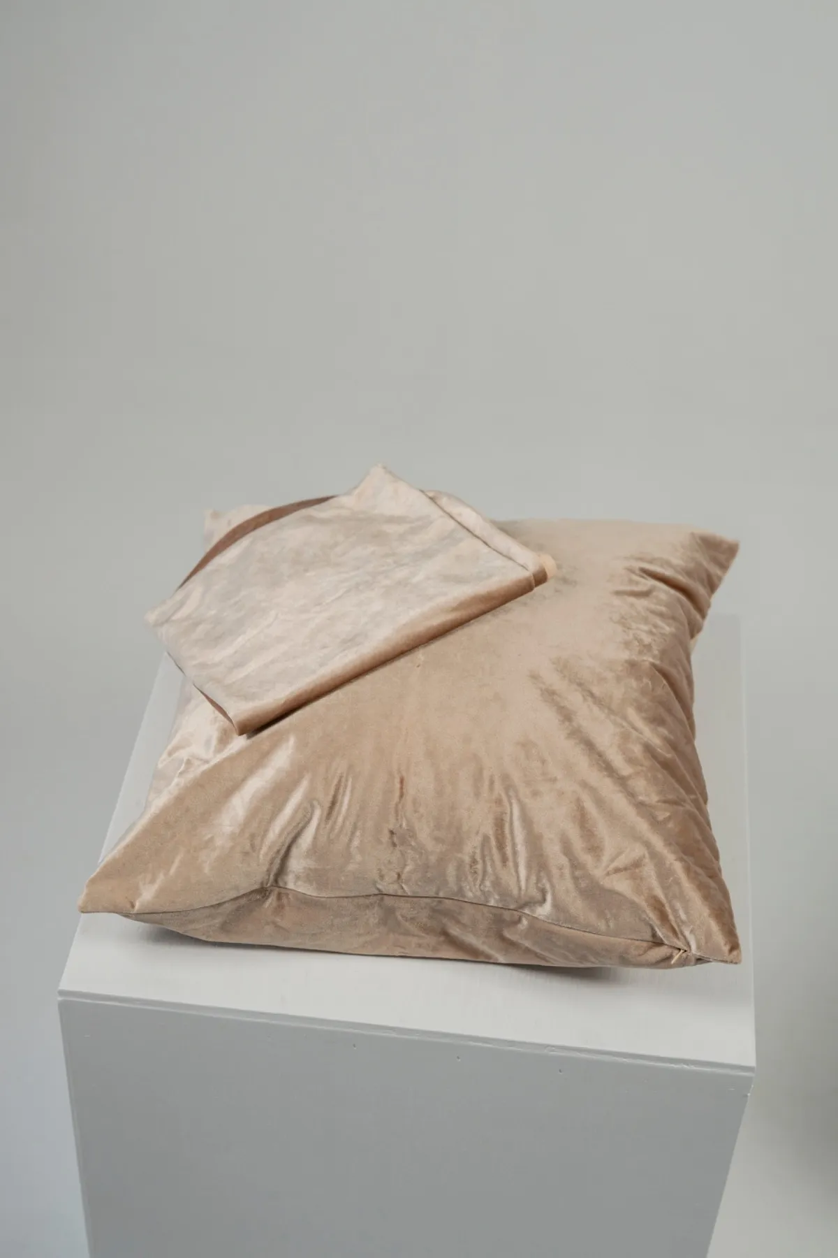 Tan Velvet Pillowcases