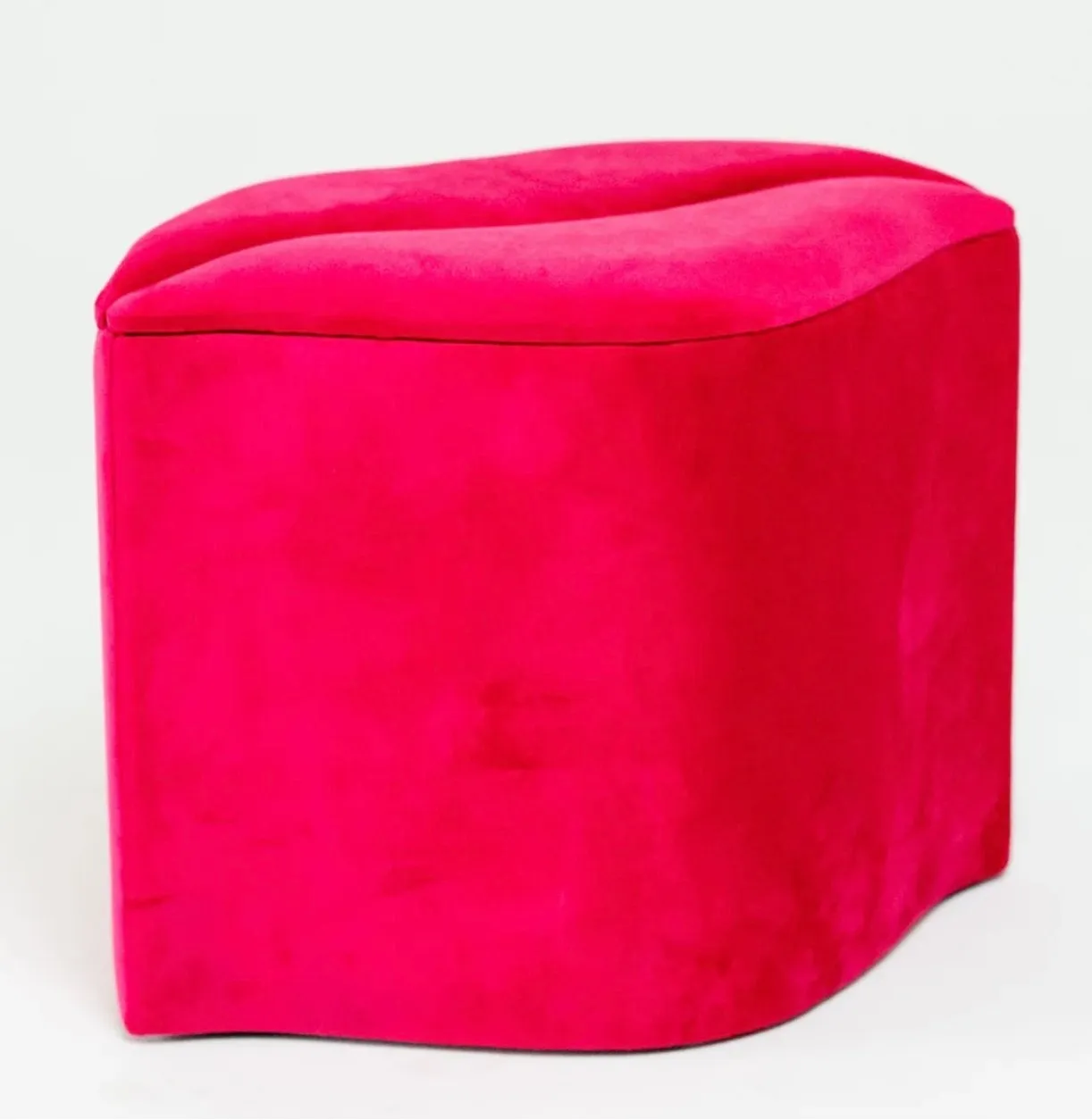 Pink Lips Ottoman