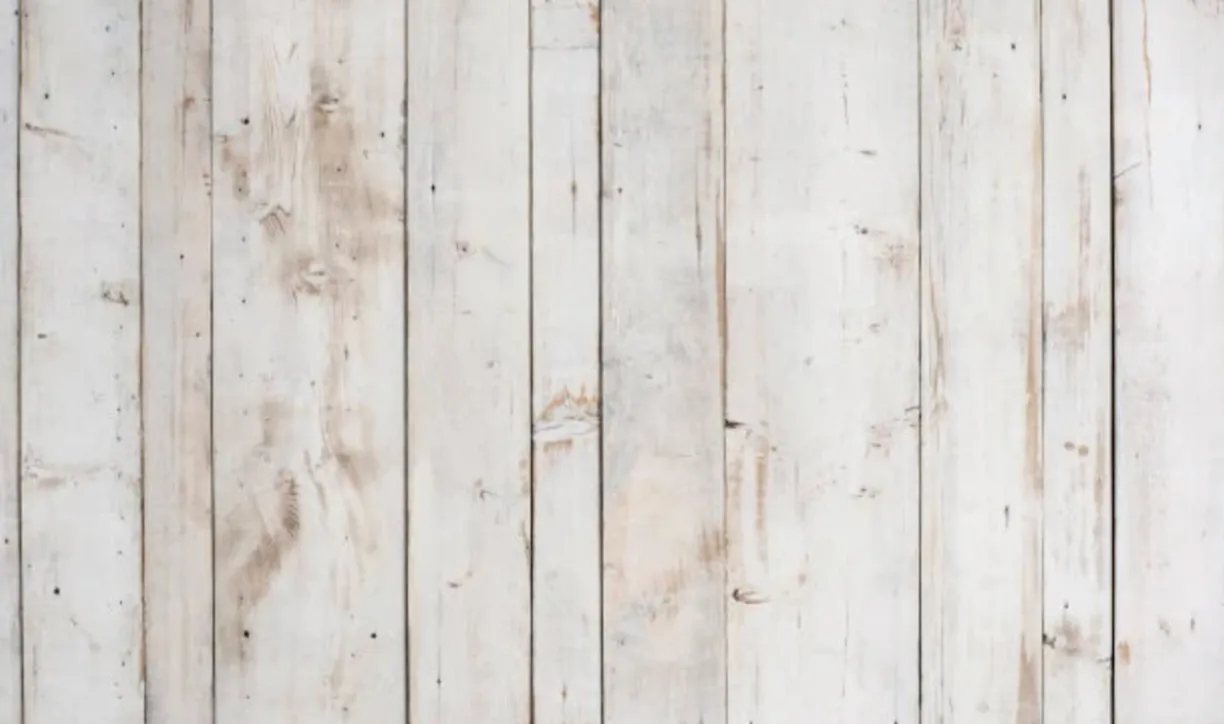 Faux White Wood Flooring Rubber Mat