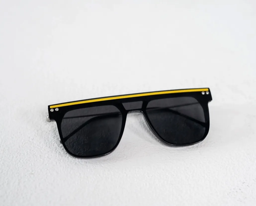 Black & Yellow Sunglasses
