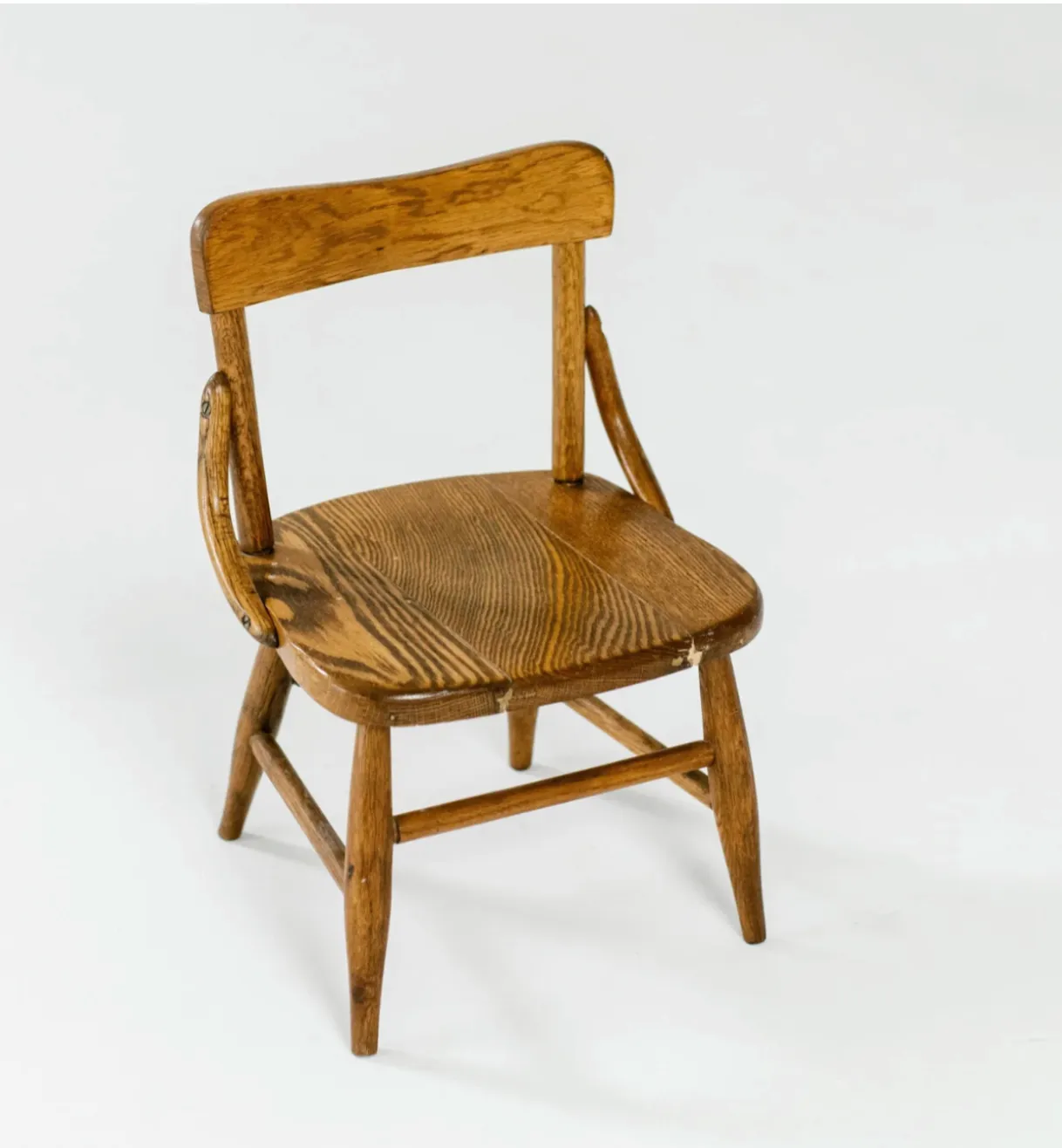 Brown Wooden Toddler Chair