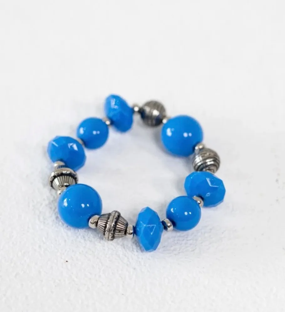 Blue & Silver Bracelet