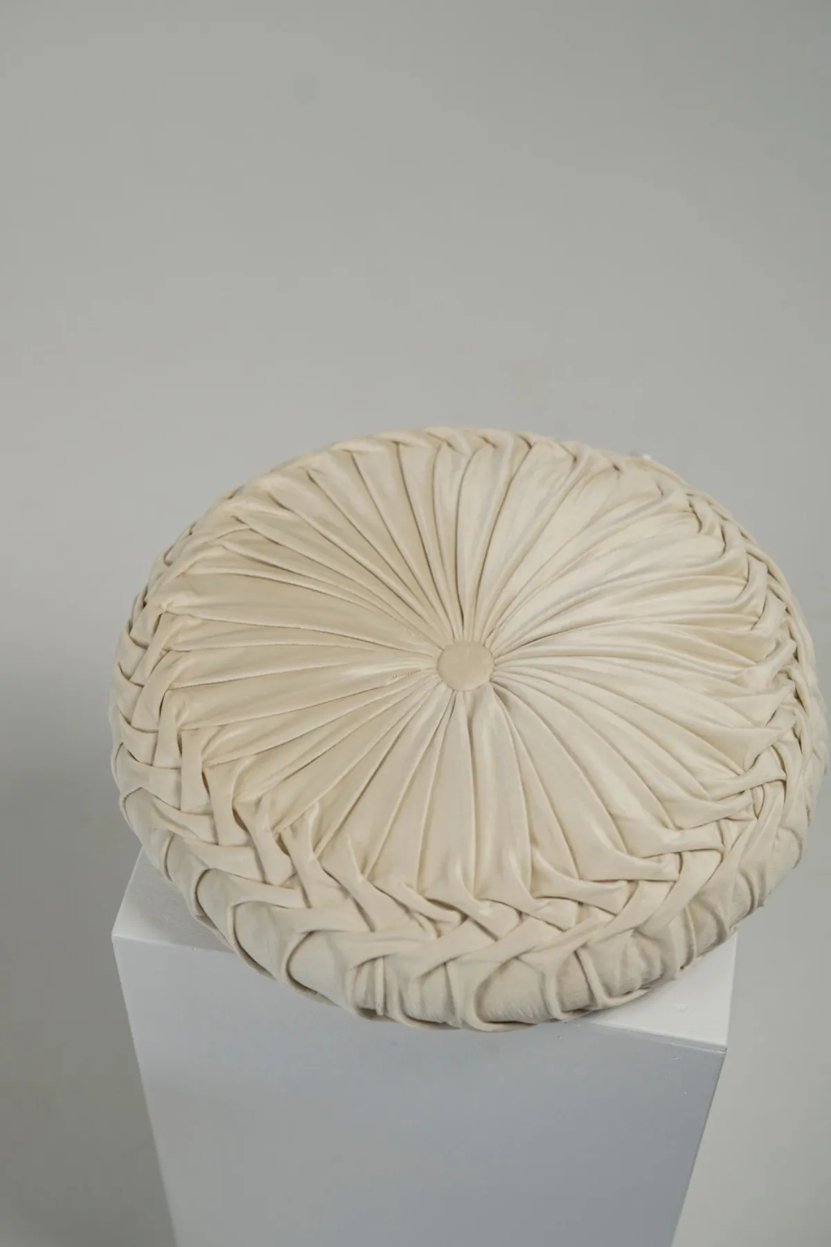 White Round Pillow (Large) **Fits Peacock Chairs**