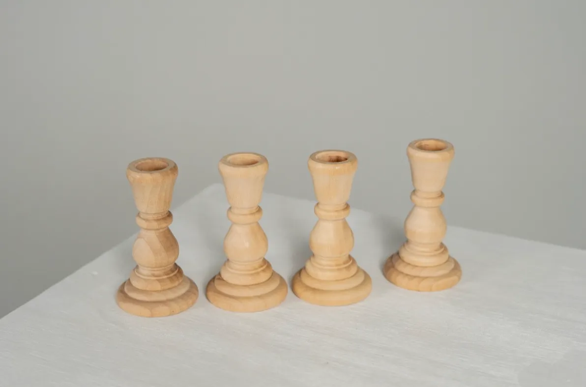 Wooden Candle Holder