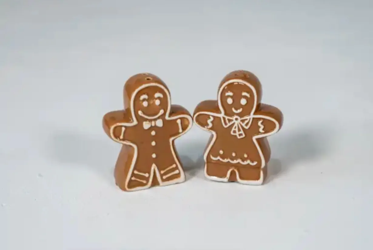 Gingerbread Salt and Pepper Shakers