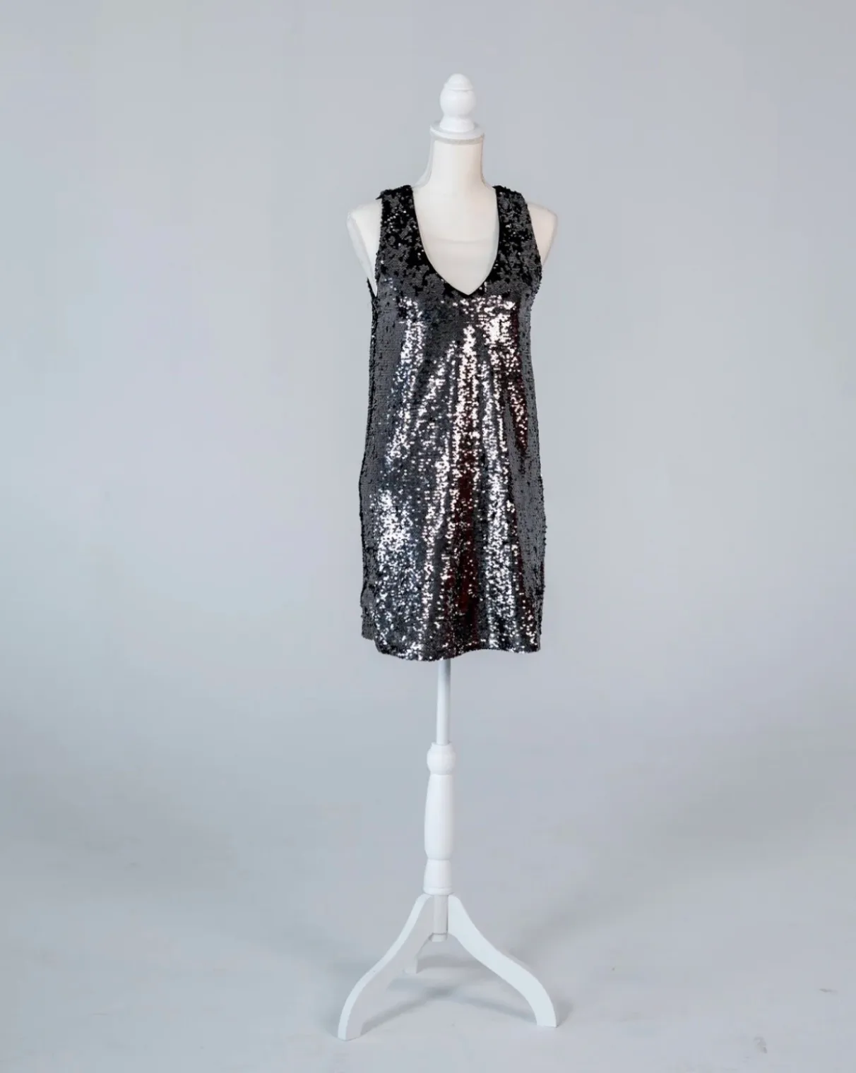 Black Sequin Dress