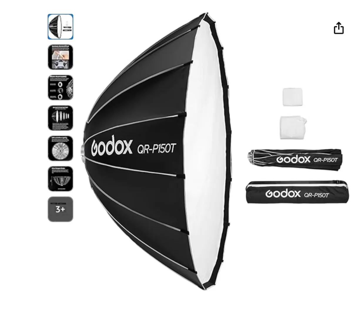 Godox QR-P150T Softbox (Qty: 2)