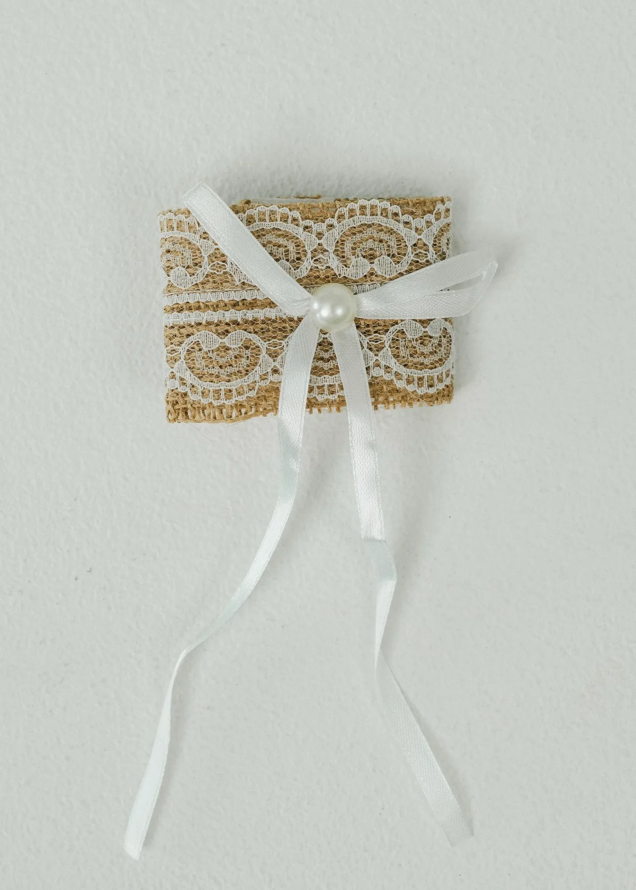 Burlap & Lace Napkin Holders 