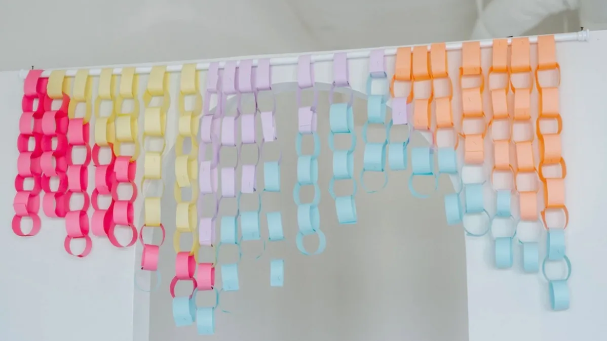 Rainbow Paper Chain