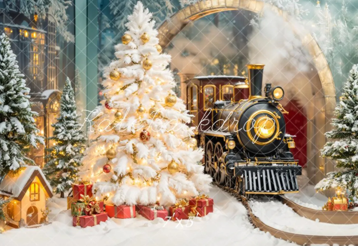 Christmas Train (7x5)