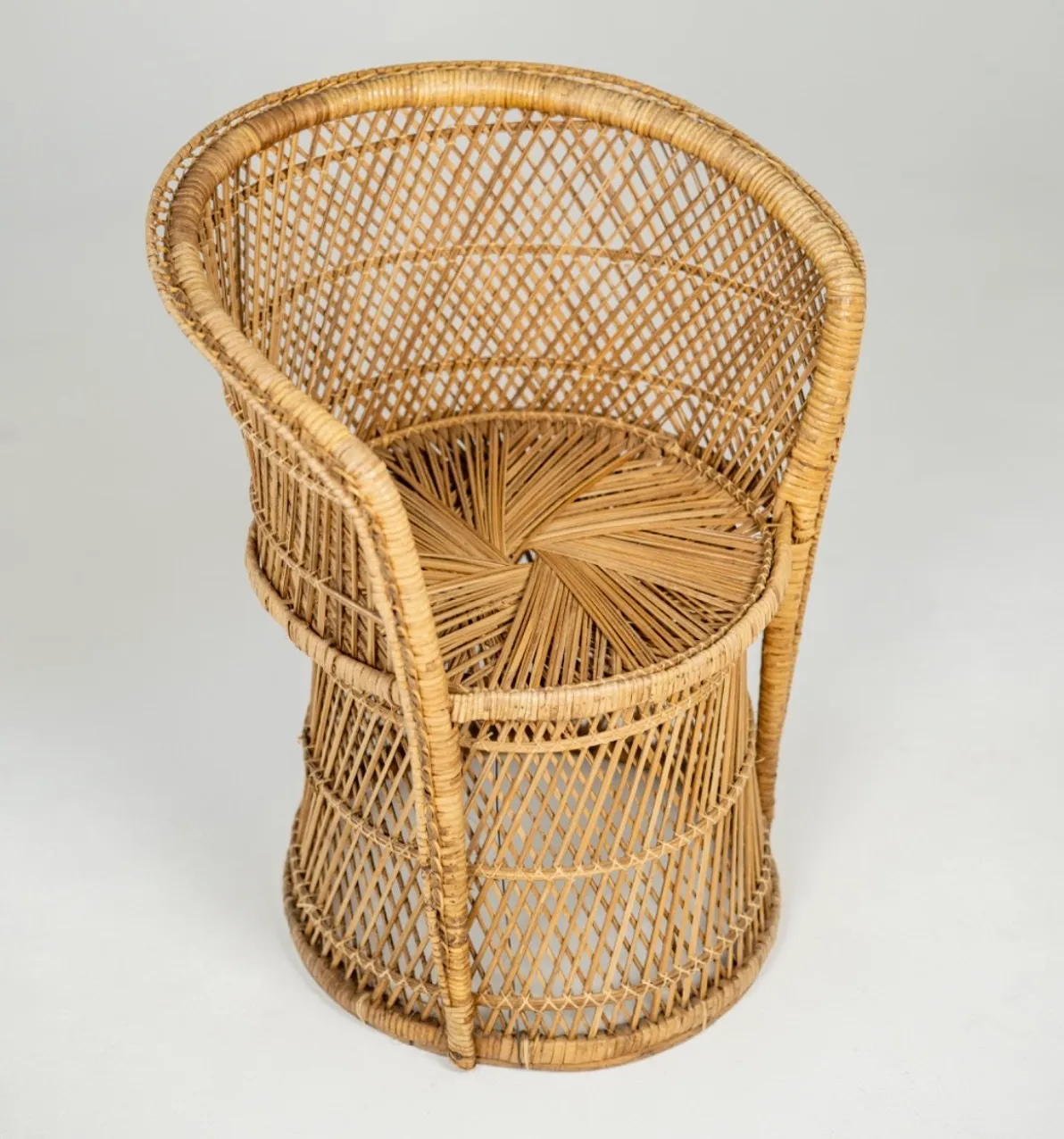Peacock Barrel Chair
