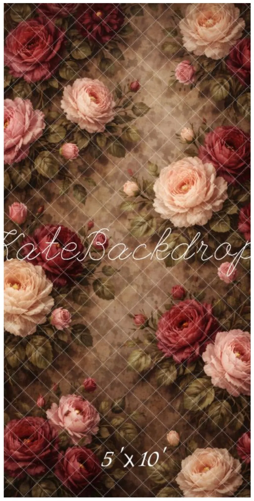 Vintage Ross Fabric Backdrop