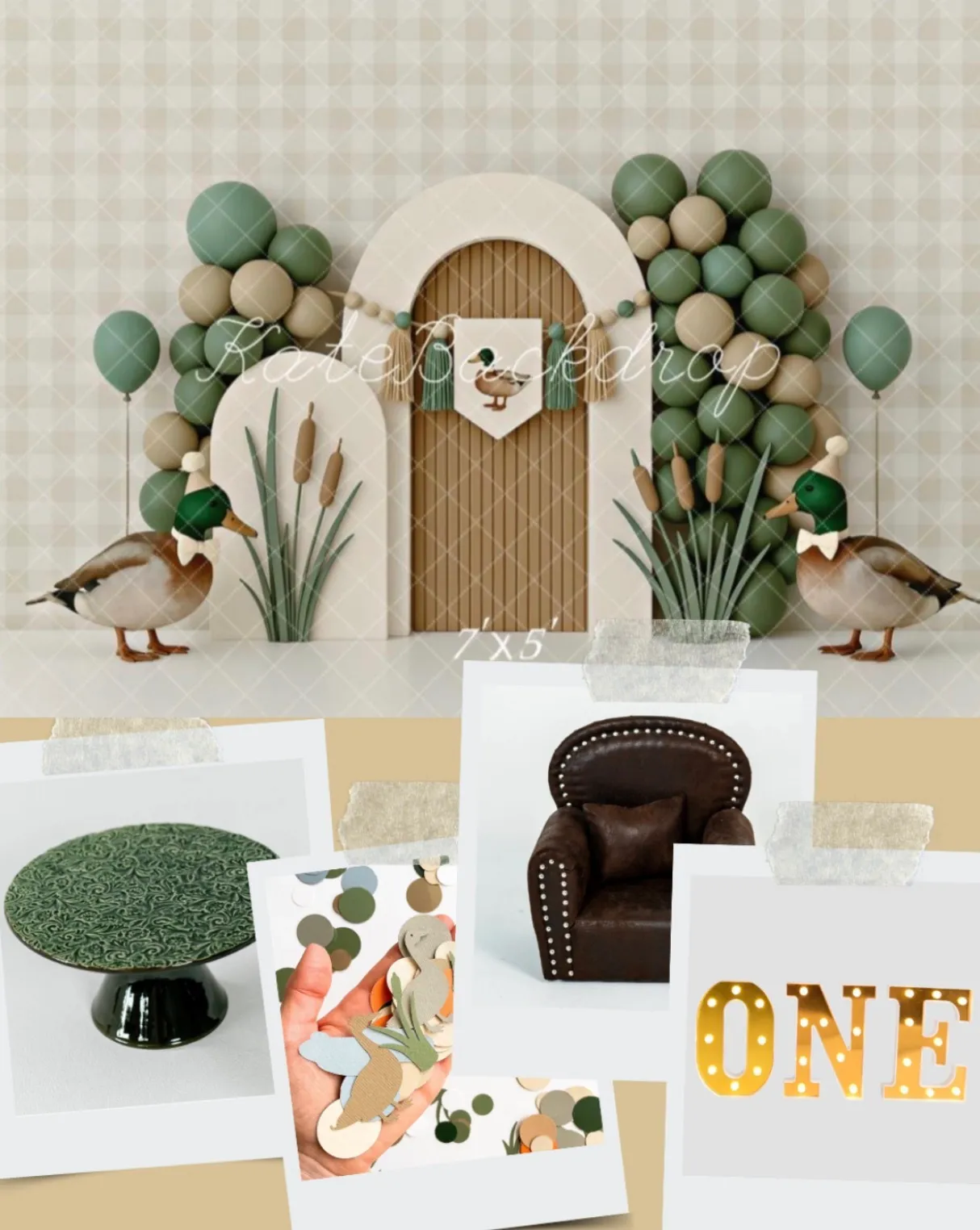 Mallard Duck Cake Smash Quick Set