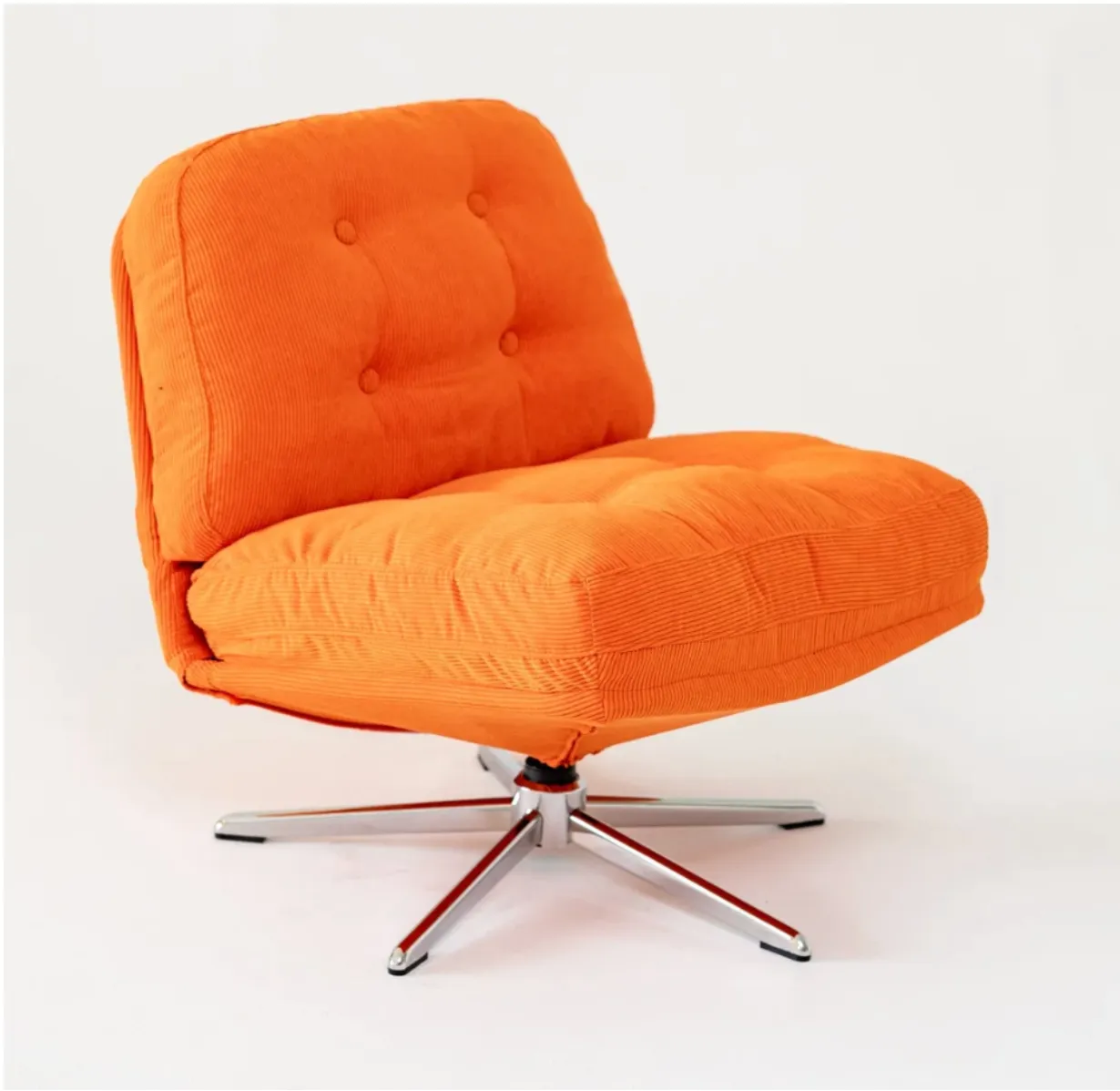 Orange Swivel Chair