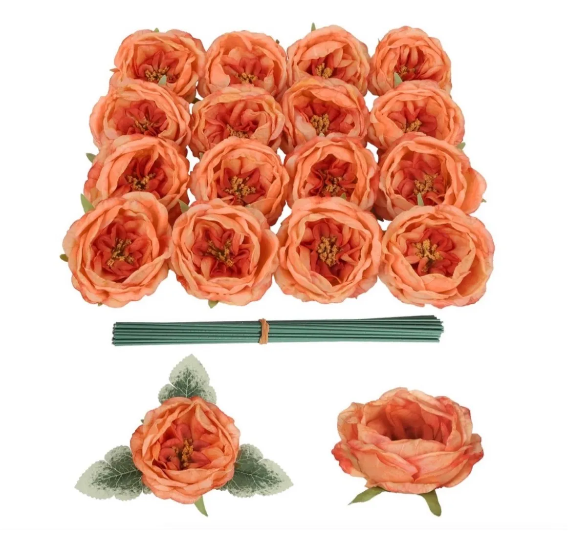 Orange Peony