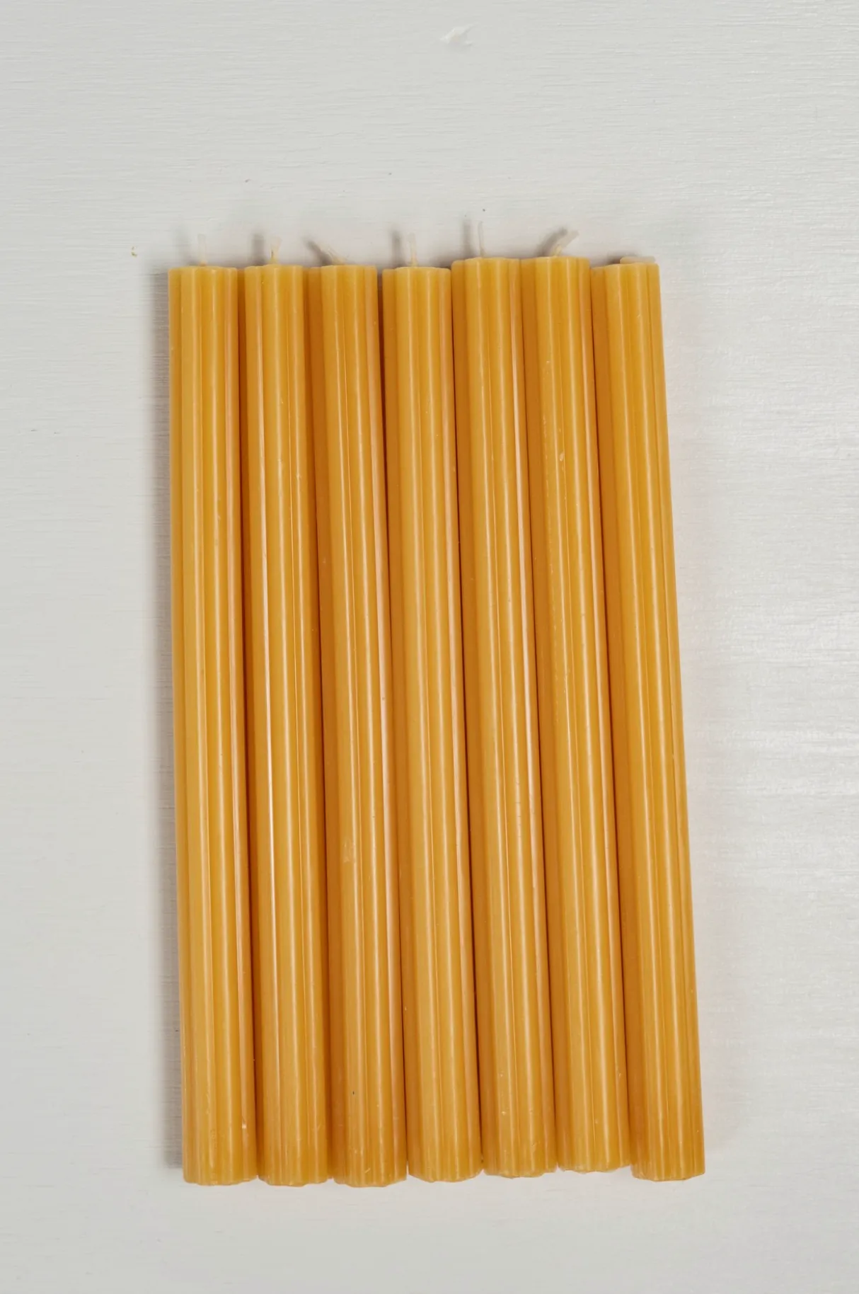 Autumn Ribbed Taper Candles