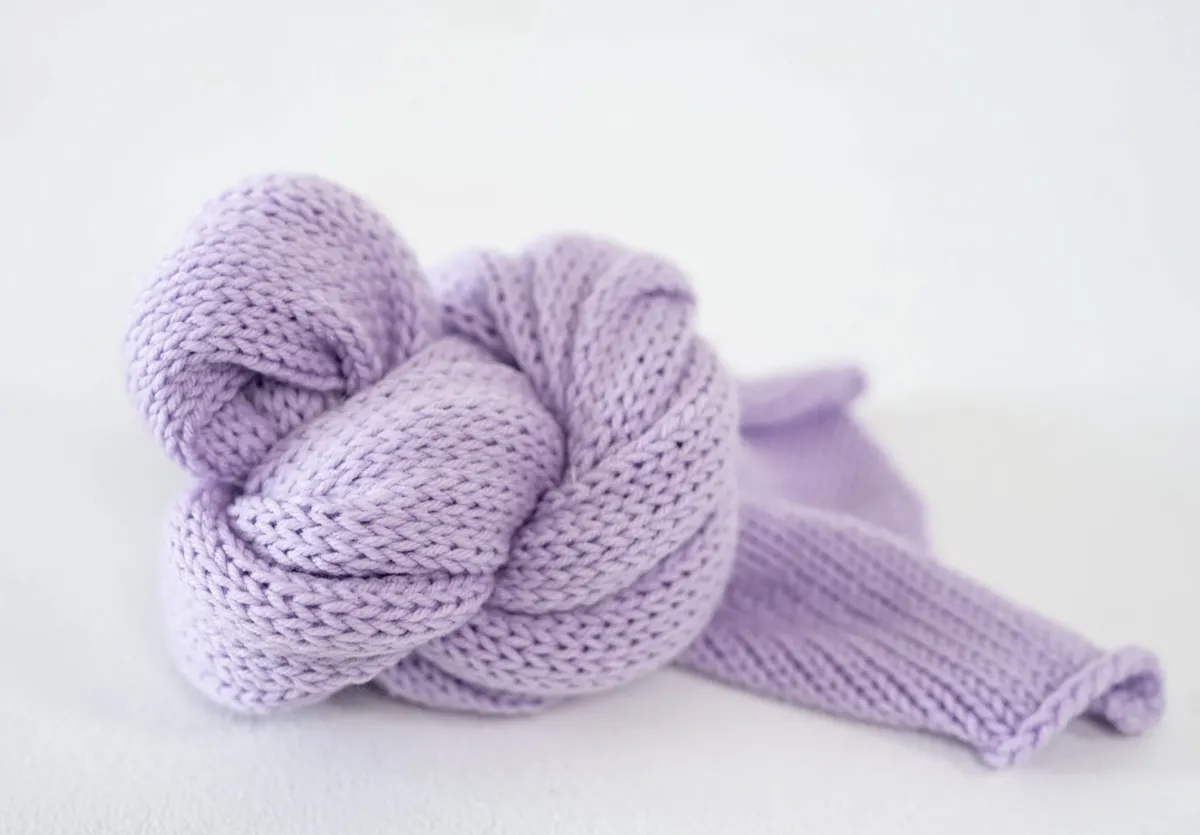 Lavender Crochet Wrap