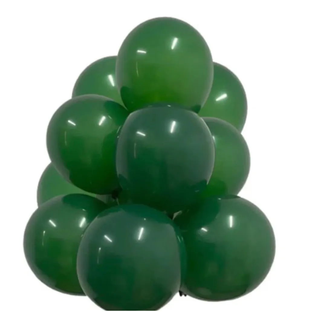 Dark Green Balloons