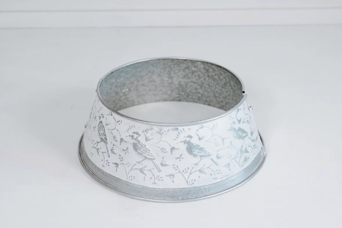 White Metal Tree Skirt