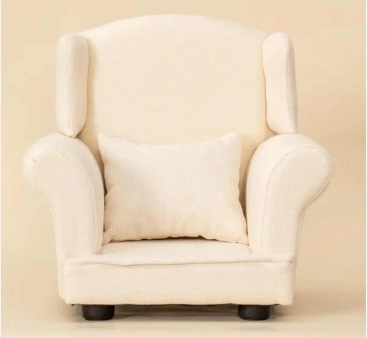Tan Kid Sized Chair
