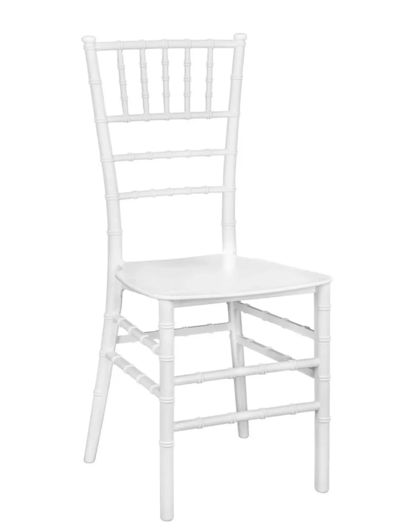 White ThinResin Chiavari Chair (Qty. 30) 