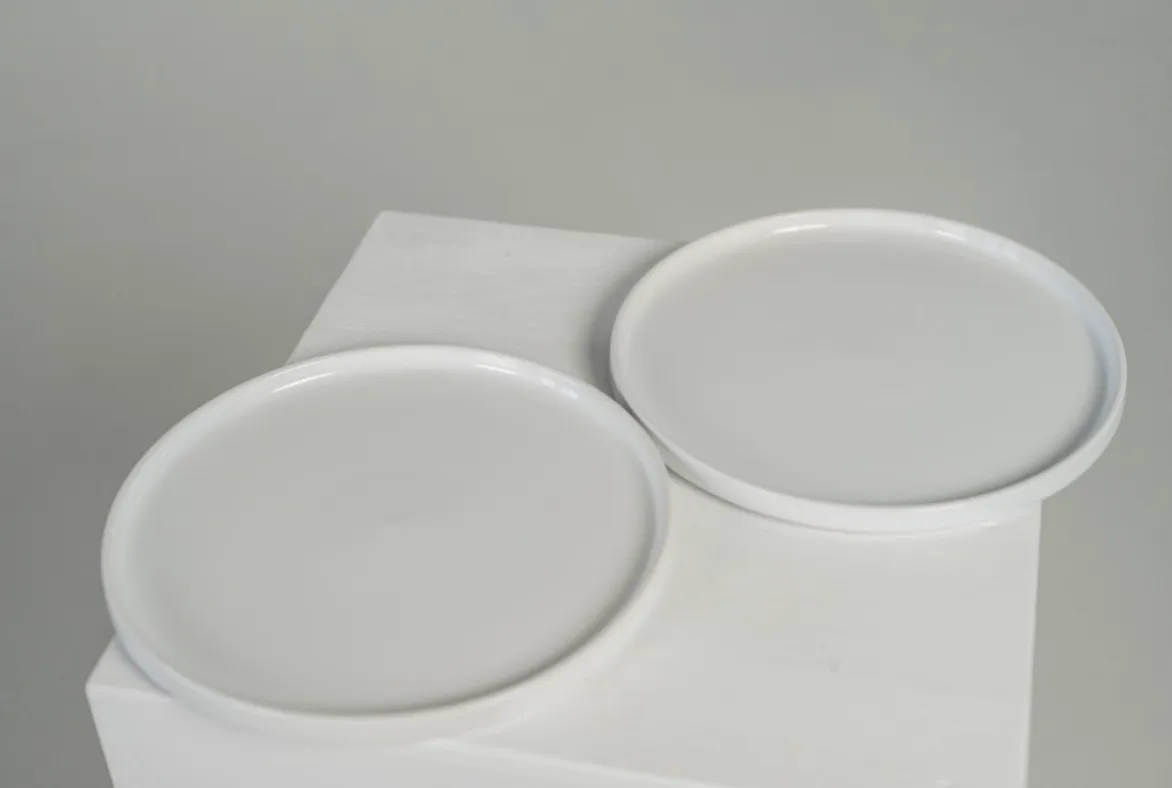 Round White Salad Plates