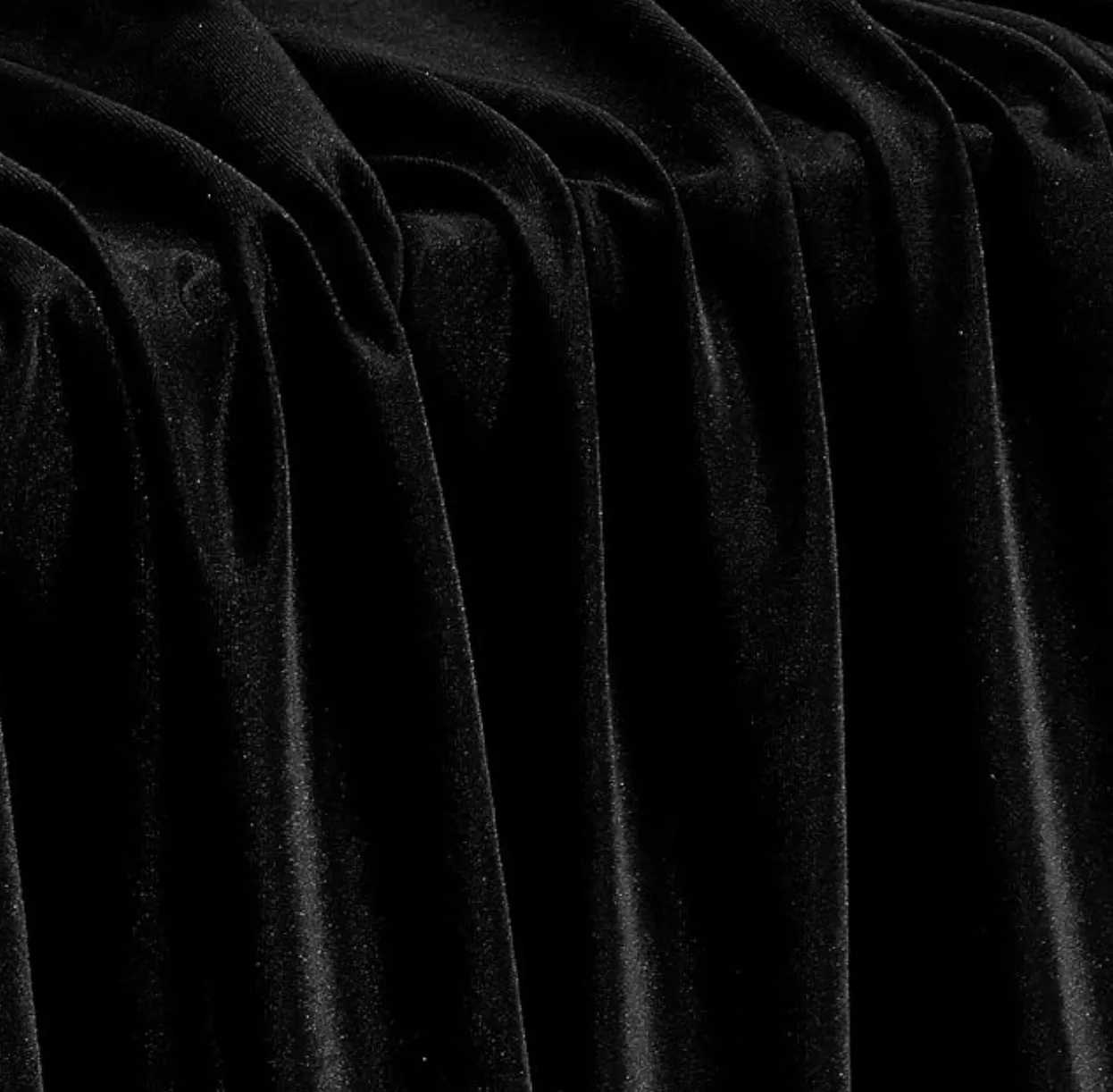 Black Velvet Fabric (5 Yards x 60") 