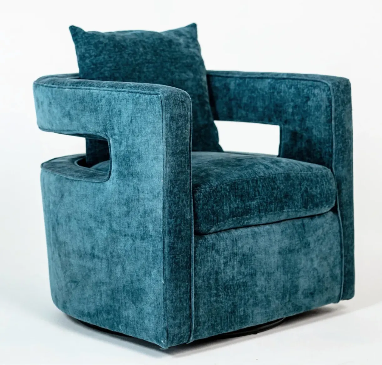 Blue Modern Swivel Chair