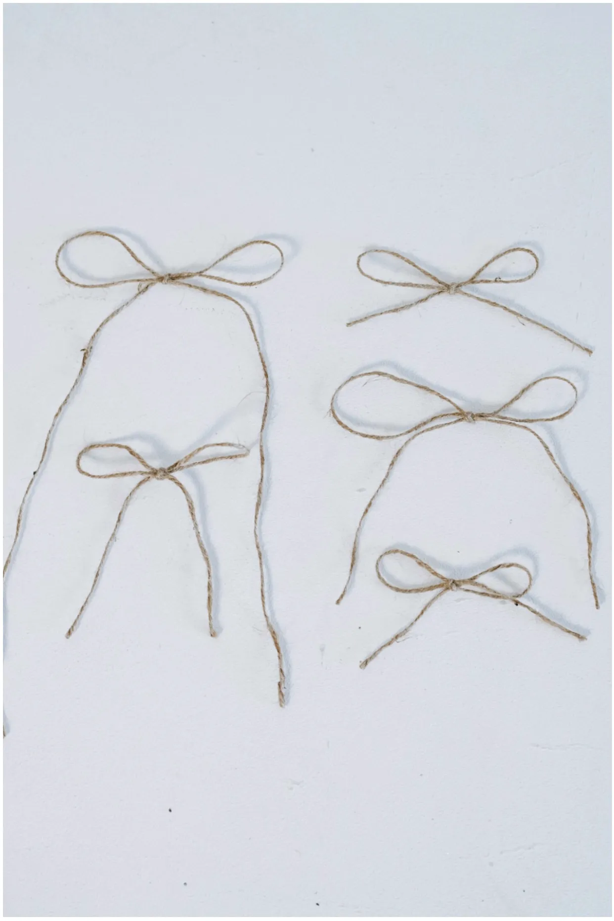 Shoestring Twine Bows
