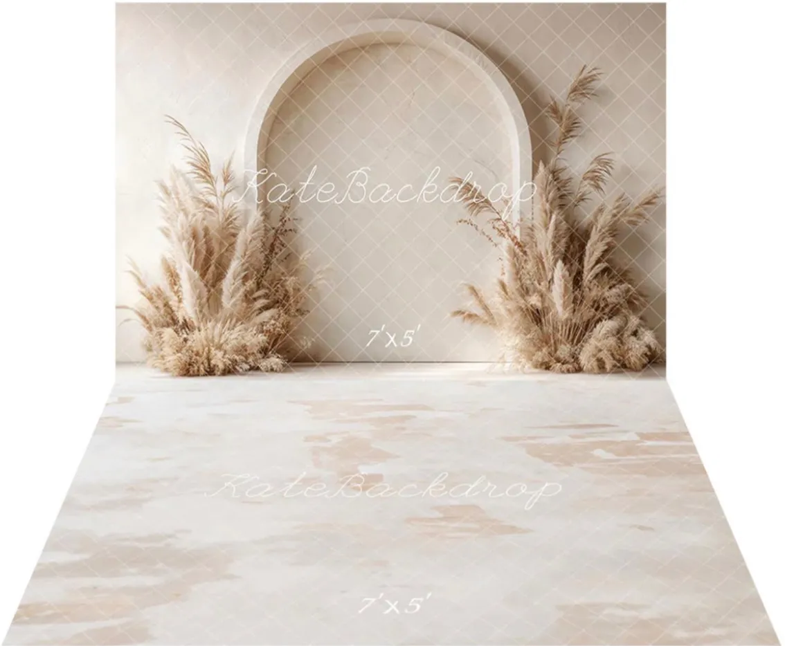 Pampas Grass Fabric Backdrop