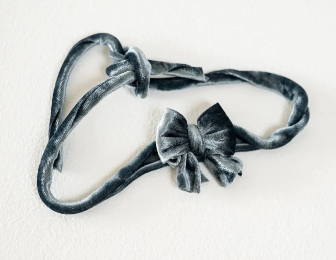 Grayish Blue Tieback