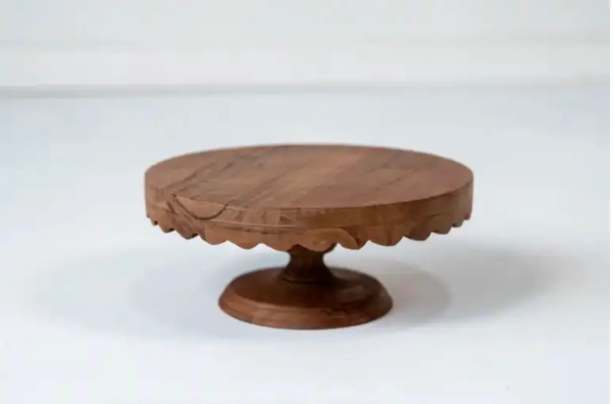 Wooden Cake Stand