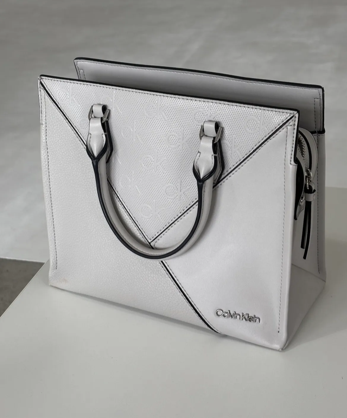 Grey Calvin Klein Bag