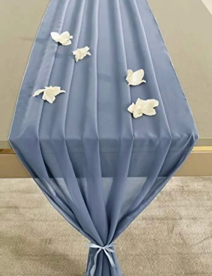 Dusty Blue Table Runners (Qty. 6) 