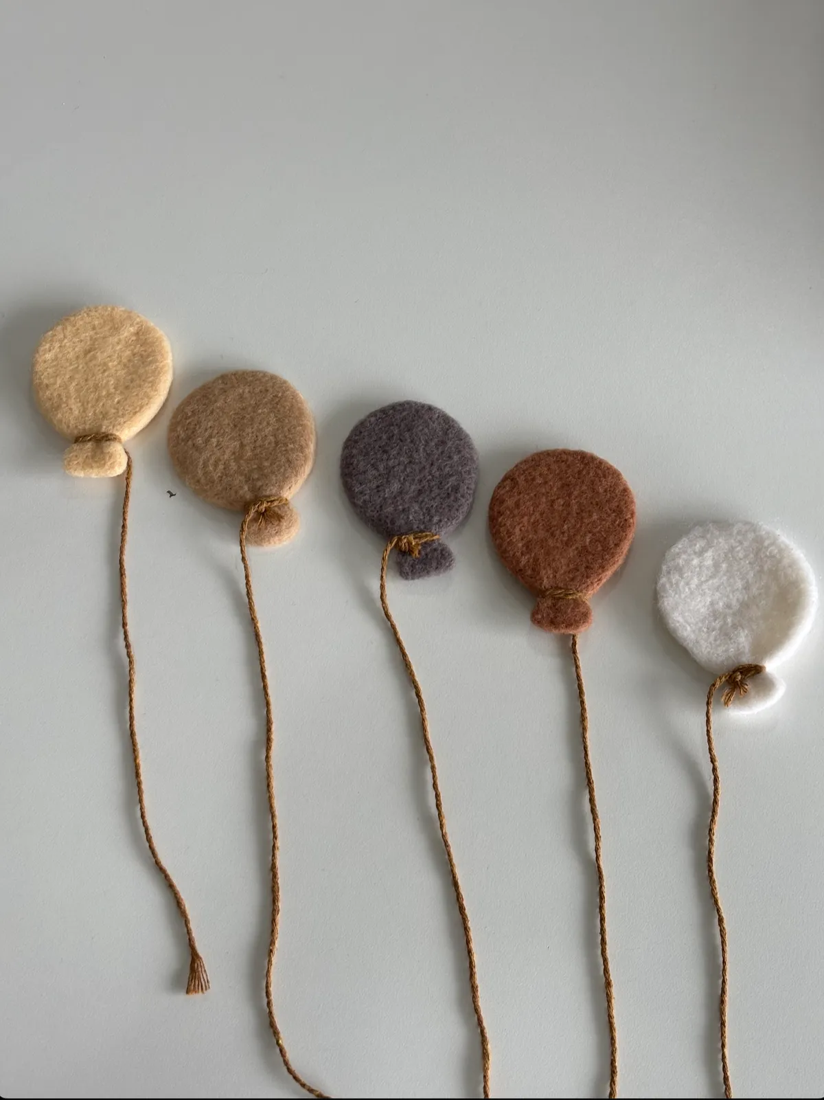 Felt Flat Lay Ballons