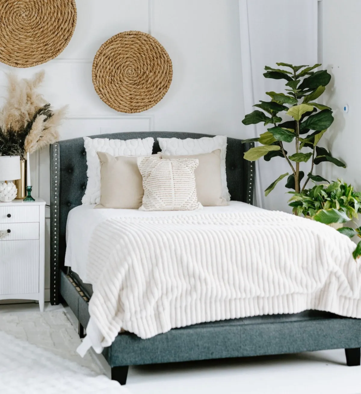 Blue Bed Frame