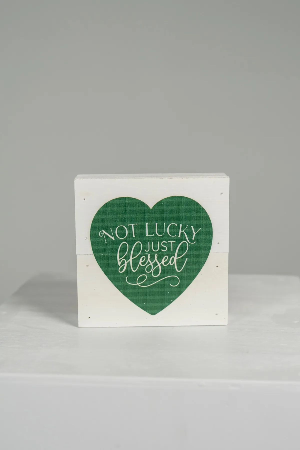 Not Luck Just Blessed Table Sign