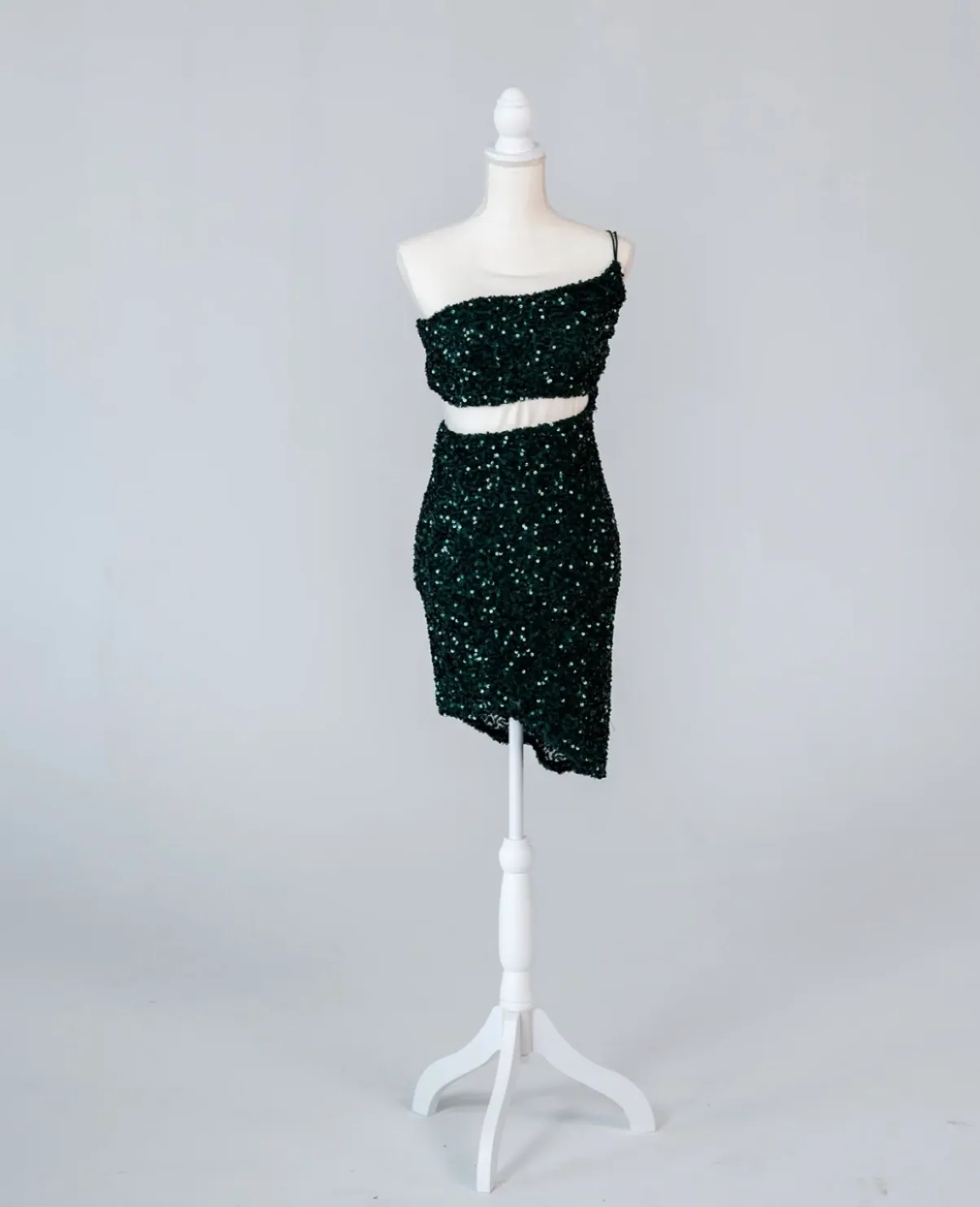 Green Sequin Dress | Size S