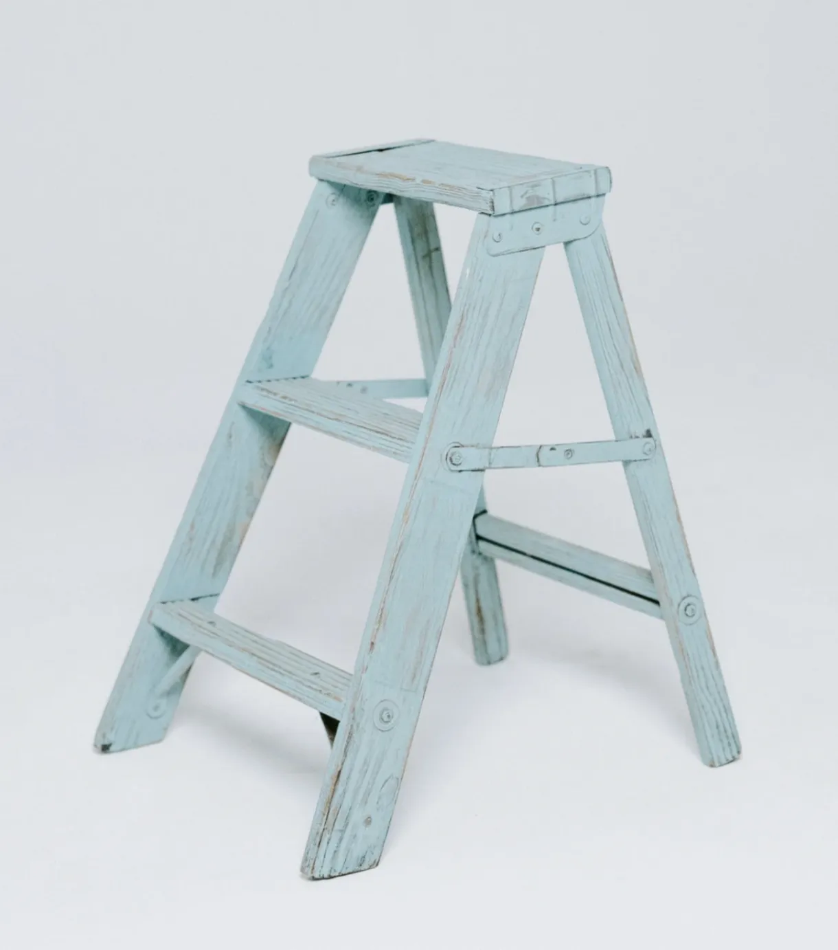 Light Blue Folding Ladder