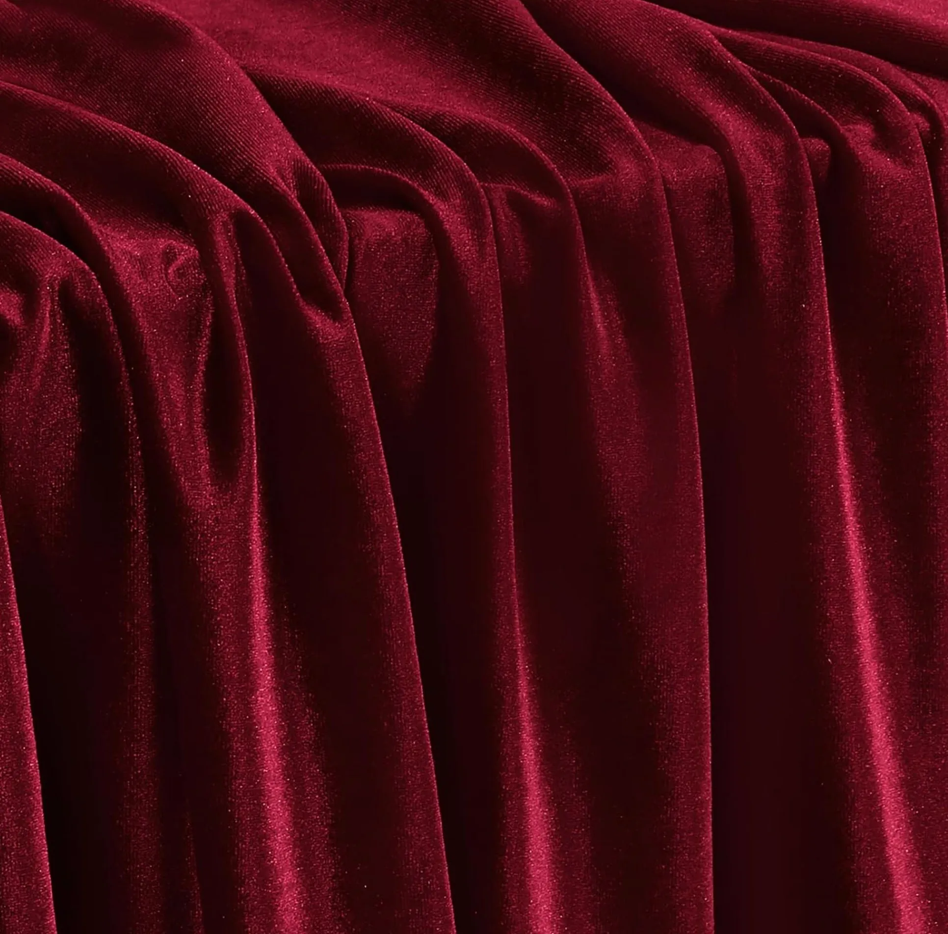 Wine Velvet Fabric (60 Inch Wide)